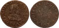 France 1 double tournois Double tournois - Louis XIII Buste juvénile au col fraisé - 1627 A Paris -