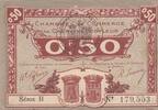 France 0.5 franc 0.5 franc - Chambre de Commerce de Caen et Honfleur - 1920 - Série B -