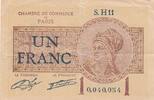 France 1 franc 1 franc - Chambre de commerce de Paris - 1919 - Série H.11 -