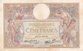 France 100 francs 100 Francs Luc Olivier Merson - Grands Cartouches - 09-06-1938 - Série T.59657 -