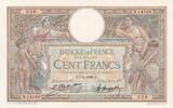 France 100 francs 100 Francs - Luc Olivier Merson - 07-05-1926 - Série N.14169 -