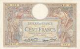 France 100 francs 100 Francs LOM - Grands cartouches - 29-02-1928 - Série M.20712 -