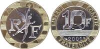 France 10 francs 10 Francs Génie de la Bastille - 2001 Frappe BU - Bimetal -