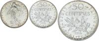 France 50 centimes 50 Centimes Semeuse - 1916 FDC Argent -