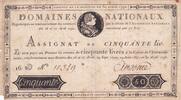 France 50 livres 50 Livres Louis XVI - 30-04-1792 - Série 16 D - Sign. Ansoine -