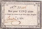 France 5 livres 5 Livres Siège de Lyon - 31-08-1793 - numéro 33106 -