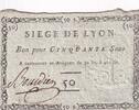 France 50 sous 50 Sous Siège de Lyon - 19-09-1793 -
