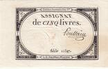 France 5 livres 5 Livres - 10 Brumaire An II (31.10.1793) - Sign. Poullain - Série 11547 -