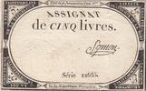 France 5 livres 5 Livres - 10 Brumaire An II (31.10.1793) - Sign. Symon - Série 12655 -