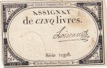 France 5 livres 5 Livres - 10 Brumaire An II (31.10.1793) - Sign. Loegel - Série 16737 -