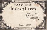 France 5 livres 5 Livres - 10 Brumaire An II (31.10.1793) - Sign. Thirouin - Série 18717 -