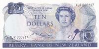 Nouvelle-Zélande 10 dollars 10 Dollars - Elisabeth II - Nestor Kea - ND (1985-1989) - Série NJR - Petit numéro -