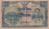 Thaïlande 20 baht 20 Baht Roi Rama VIII - ND (1942) - Série P.85 -