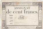 France 100 francs 100 francs - 18 Nivose An III - 1794 - Sign. Boitet - Série 1883 -
