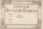 France 100 francs 100 francs - 18 Nivose An III - 1794 - Sign. Mane - Série 3748 -