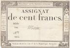 France 100 francs 100 francs - 18 Nivose An III - 1794 - Sign. Morin - Série 760 -