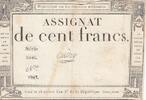 France 100 francs 100 francs - 18 Nivose An III - 1794 - Sign. Oudry - Série 2246 -