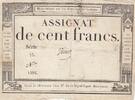 France 100 francs 100 francs - 18 Nivose An III - 1794 - Sign. Vienoz - Série 33 -