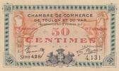 France 50 centimes 50 centimes - Chambre de commerce de Toulon et du Var - 1917 -
