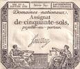 France 50 sols 50 Sols Liberté et Justice (04-01-1792) - Série 341 -
