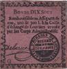 France 10 sous 10 Sous - Eure - Caisse d'échange de Louviers - 1792 -