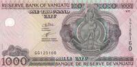 Vanuatu 1000 vatu 1000 Vatu Chef Mélanésien - Voilier à balancier - 2002-2010 - Série GG -