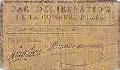 France 10 sous 10 Sous - Gard - Commune de Uzès - 1791 -