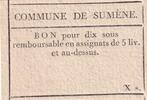 France 10 sous 10 Sous - Gard - Commune de Sumène - 1792 -