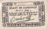 France 10 sous 10 Sous - Isère - Commune de Grenoble - 10-04-1792 -