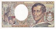France 200 francs 200 Francs - Montesquieu - 1992 - Série A.101 -