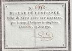 France 2 sous 2 Sous 6 Deniers - Haute-Marne - Bureau de Confiance de Chaumont - 19-08-1791 - 6852 -