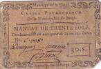 France 30 sols 30 Sols - Maine et loire - Caisse Patriotique de Baugé - 11-04-1792 -