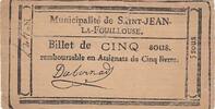 France 5 sous 5 sous - Lozère - Municipalité de Saint Jean la Fouillouse - 1792 -