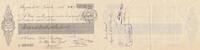 France 934 francs 934 francs - Reçu de chèque de banque - Christofini et Vernet - 21-11-1916 -