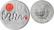 Saint-Marin 10 Le Serpent - 10 Euros Couleur 2023 - Astrologie Chinoise -