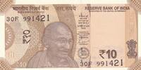 Inde 10 rupees 10 Rupees - Gandhi - 2023 - Série 30F -