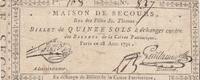 France 15 sols 15 sols - Maison de secours, rue des filles St. Thomas - 1791 -