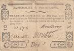 France 10 sous 10 sous - Puy de dôme - Municipalité de Pont du château - 1792 -