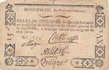 France 15 sous 15 sous - Puy de dôme - Municipalité de Pont du château - 1792 -