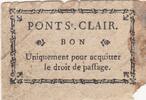 France 6 deniers 6 Deniers - Rhône - Pont-Saint-Clair - Passage d'une personne à pied - 1792 - Kol.69.43 -