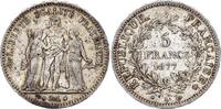 France 5 francs 5 Francs - Hercule - 1877 A Paris - Argent -