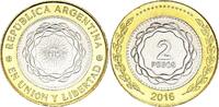 Argentine 2 pesos 2 Pesos - Révolution de Mai - 2016 - Bimétal -