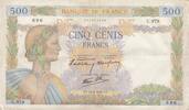 France 500 francs 500 francs - La Paix - 26-09-1940 - Série C.979 -