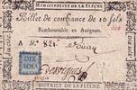 France 10 sols 10 Sols - Sarthe - Municipalité de la Flèche - Série A - 1791 -