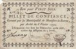 France 20 sols 20 Sols - Sarthe - Municipalité de Montfort-le-Rotrou - 06-02-1792 - -