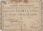 France 30 sous 30 sous - Somme - Caisse patriotique de Saint Vallery sur Somme -