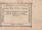 France 8 sols 8 sols - Somme - Maire d'Hangest - 04-1793 -