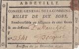 France 10 sous 10 sous- Somme - Conseil général de la commune d'Abbeville - 1791 -