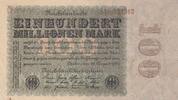 Allemagne 100 millionen mark 100 Millionen mark - Reichsbanknote - Série 13Z - 1923 -