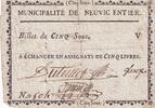 France 5 sous 5 Sous - Municipalité de Neuvic Entier - Haute Vienne - n°504 -